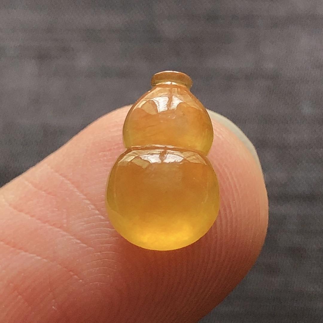 723369 翡翠高冰黃翡葫蘆