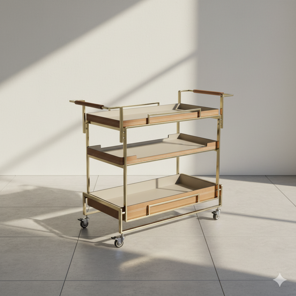 【預購系列】 手推餐車 FC006