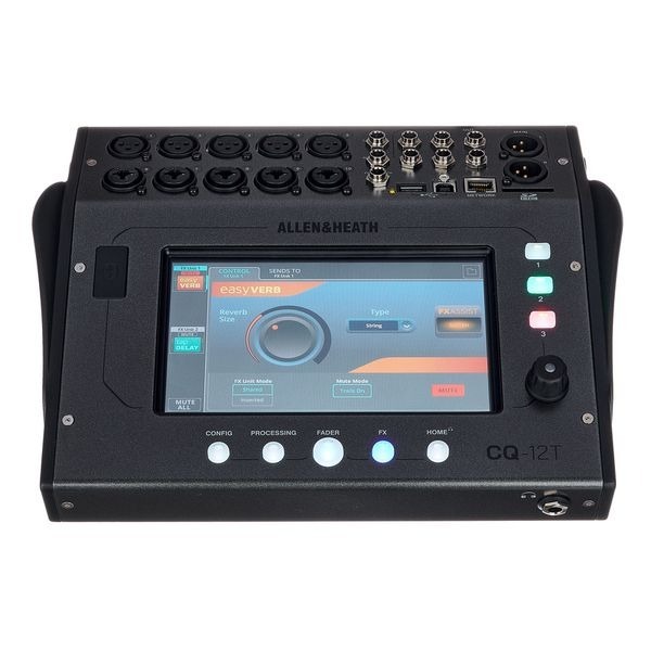 Allen-Heath CQ-12T 12 通道緊湊型藍牙數碼混音器附 7 吋觸控螢幕