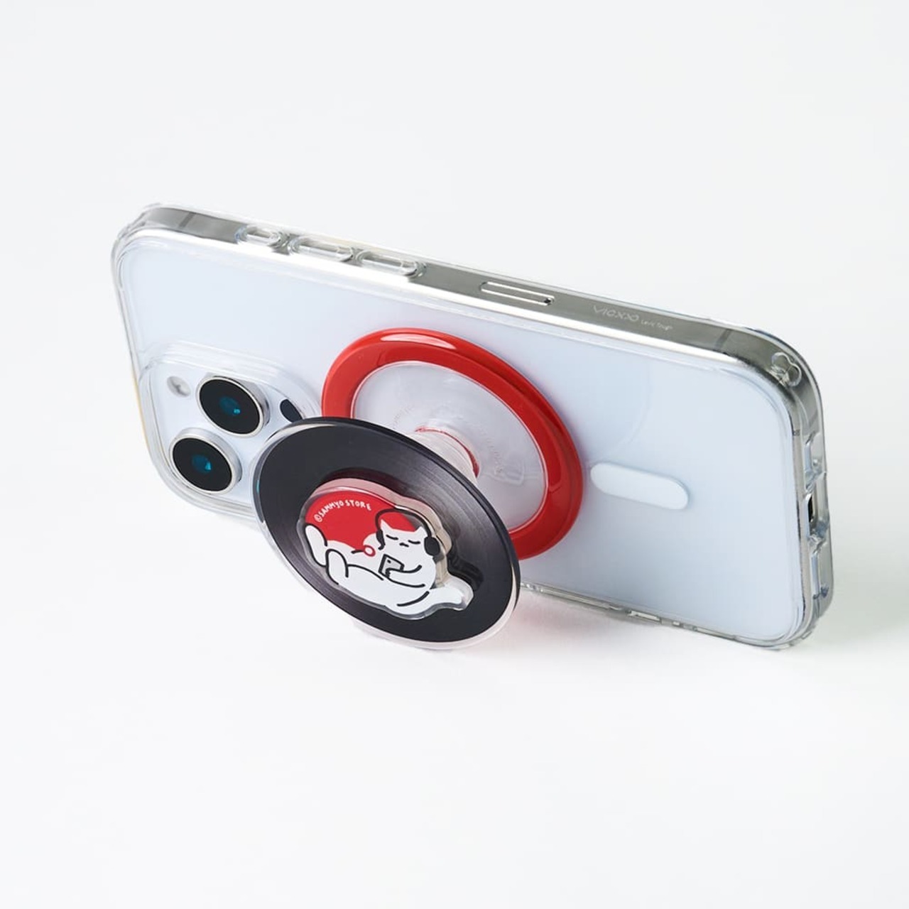 Sammyo store 磁吸手機支架 / 音樂愛好者貓-SP01