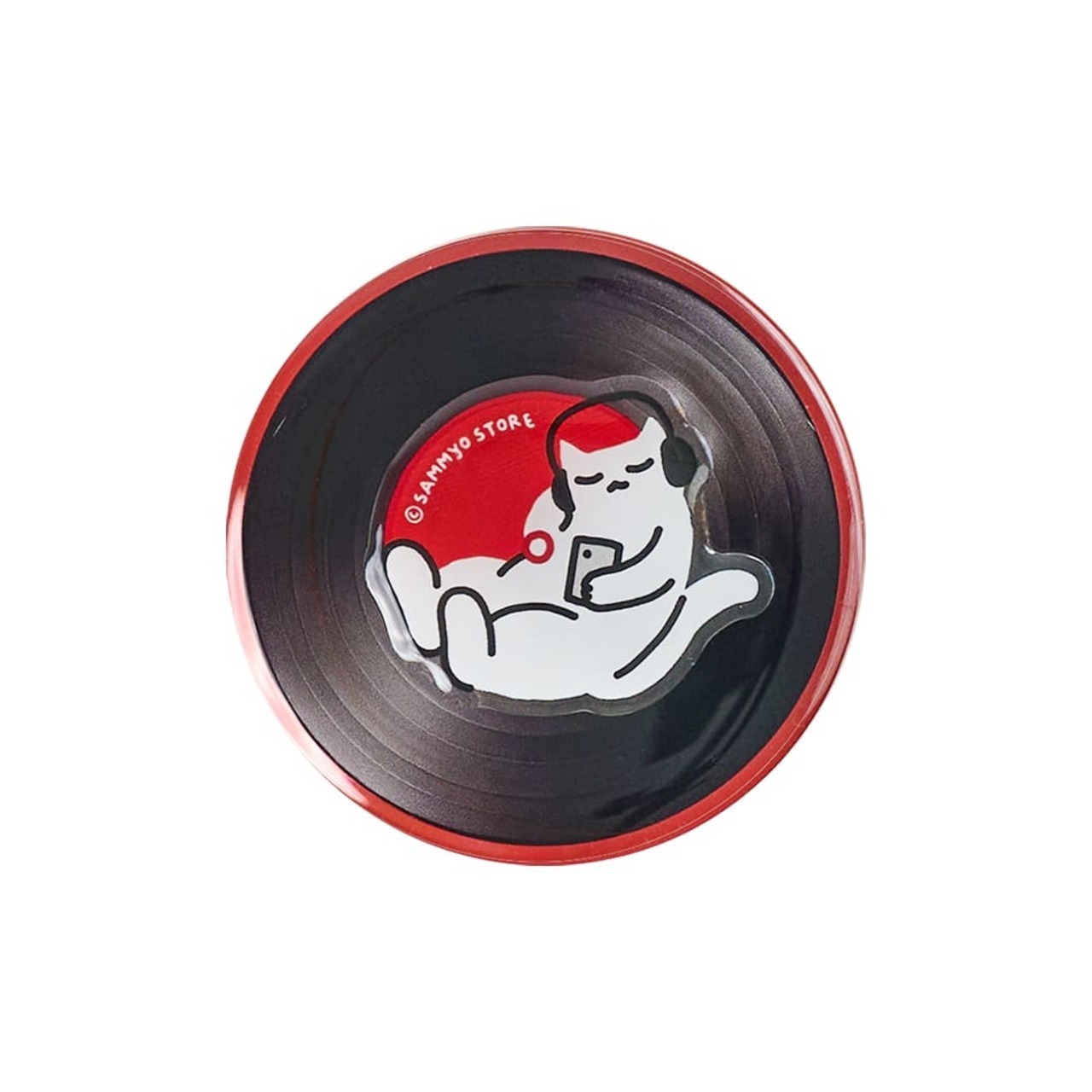 Sammyo store 磁吸手機支架 / 音樂愛好者貓-SP01