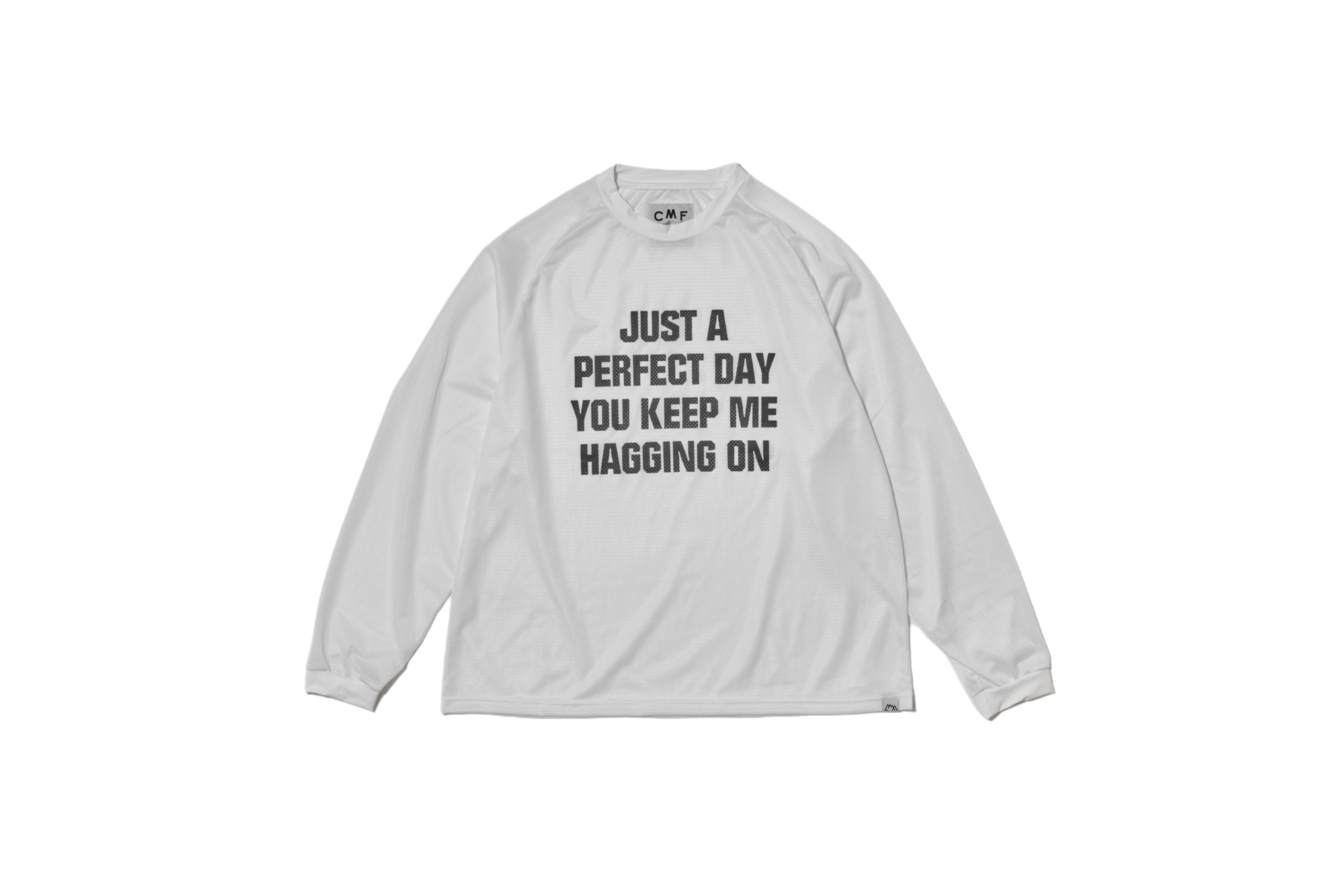 CMF OUTDOOR GARMENT QUICK DRY MESH TEE CMF2502-C10J WHITE