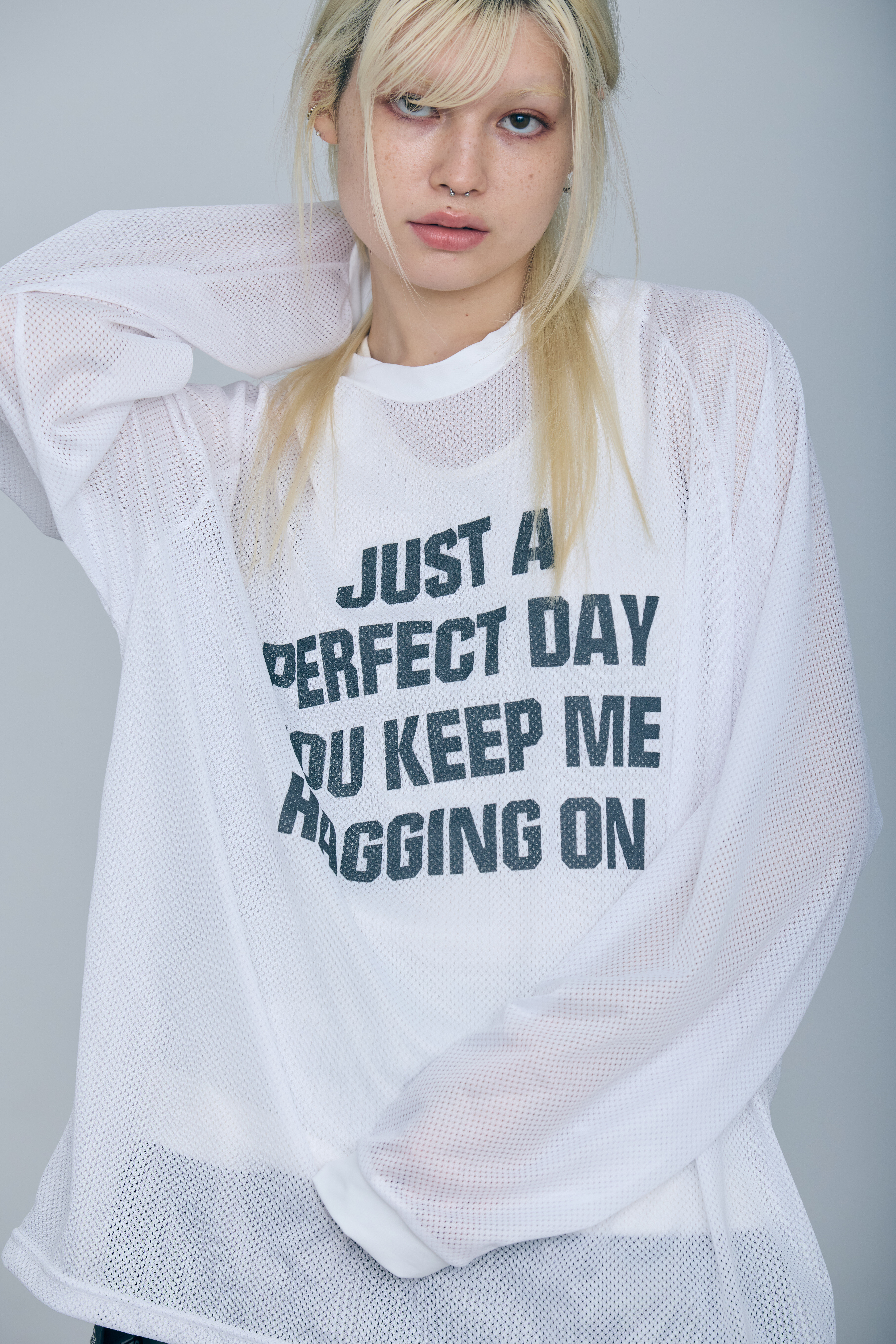 CMF OUTDOOR GARMENT QUICK DRY MESH TEE CMF2502-C10J WHITE