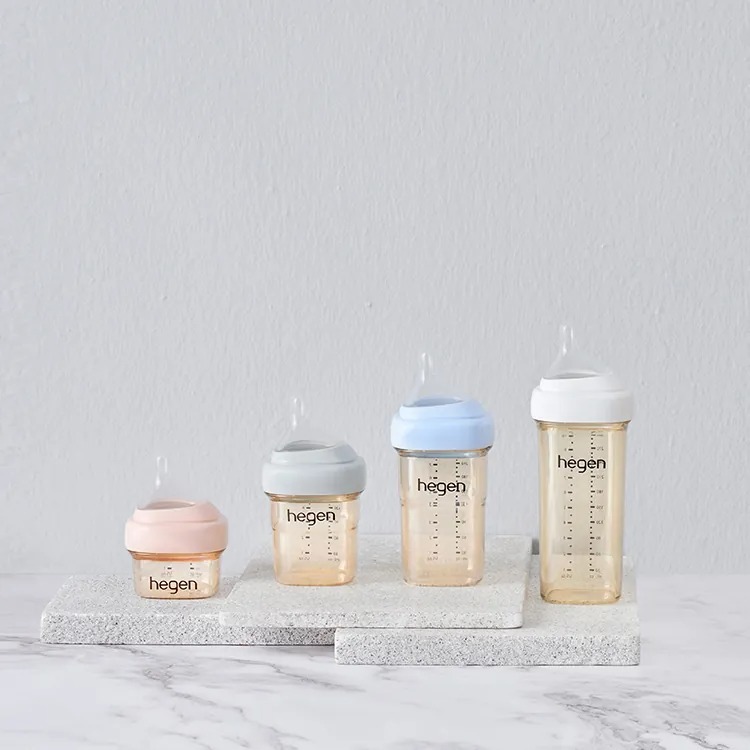 hegen PCTO™ 金色奇蹟PPSU多功能方圓型寬口奶瓶 150ml (雙瓶組)(4色可選)