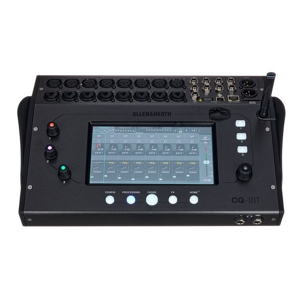 Allen-Heath CQ-18T 超緊湊型 18 輸入內置wifi及7英寸觸摸屏數碼調音台
