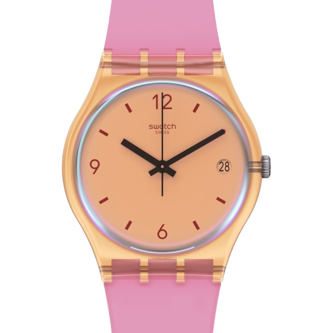 【Swatch】CORAL DREAMS SO28O401 34mm 現代鐘錶