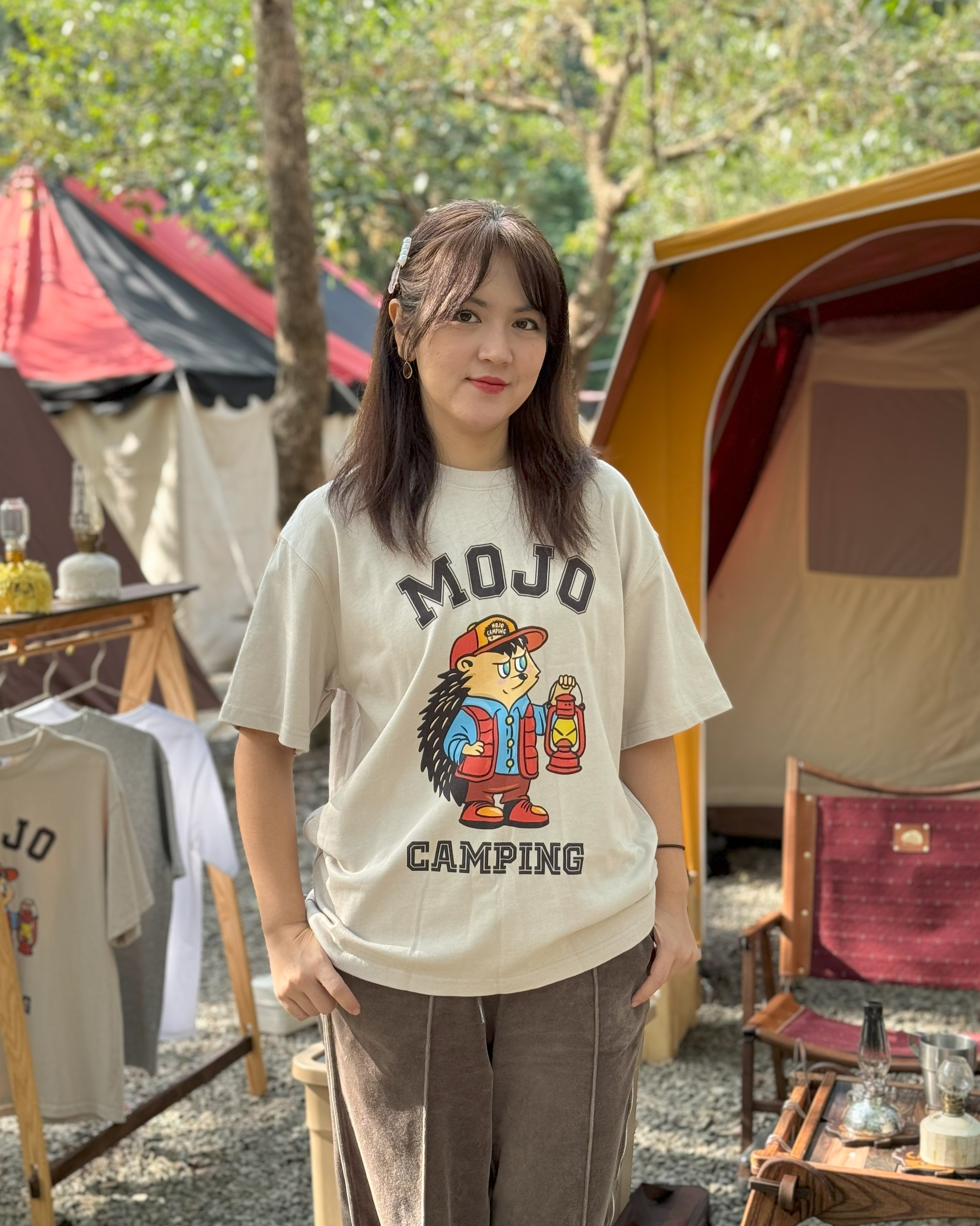 MOJO CAMPING ROY刺蝟棉T