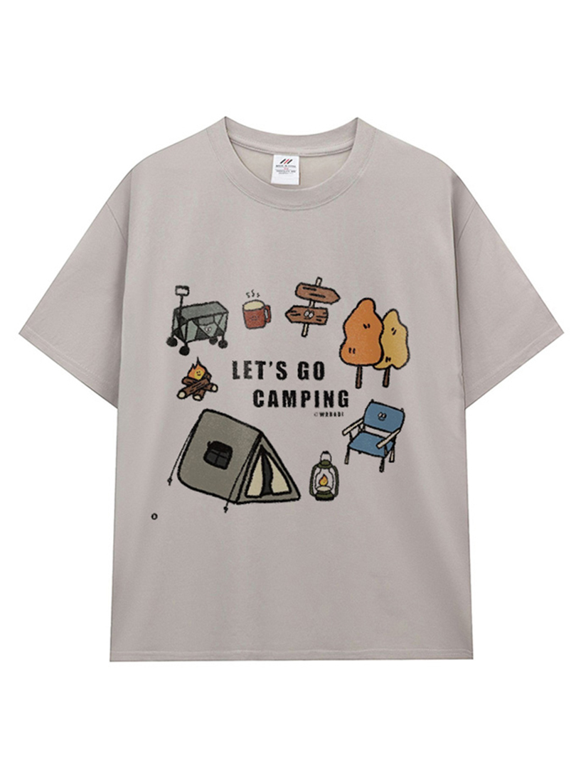 小露營時光！隨時準備出發個性棉T