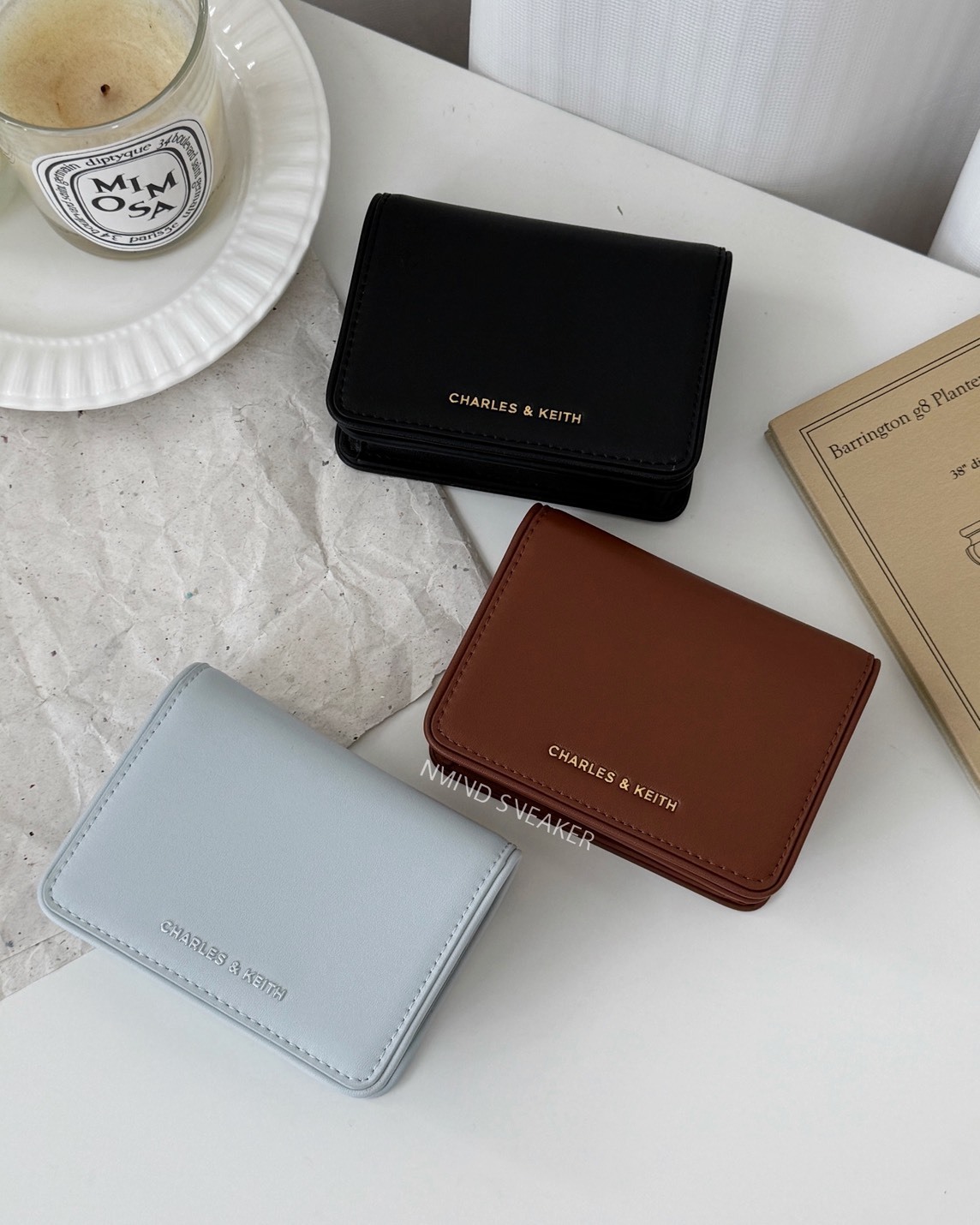 <快速出貨> CHARLES & KEITH 小CK Lyla 短夾 肩背包 3色