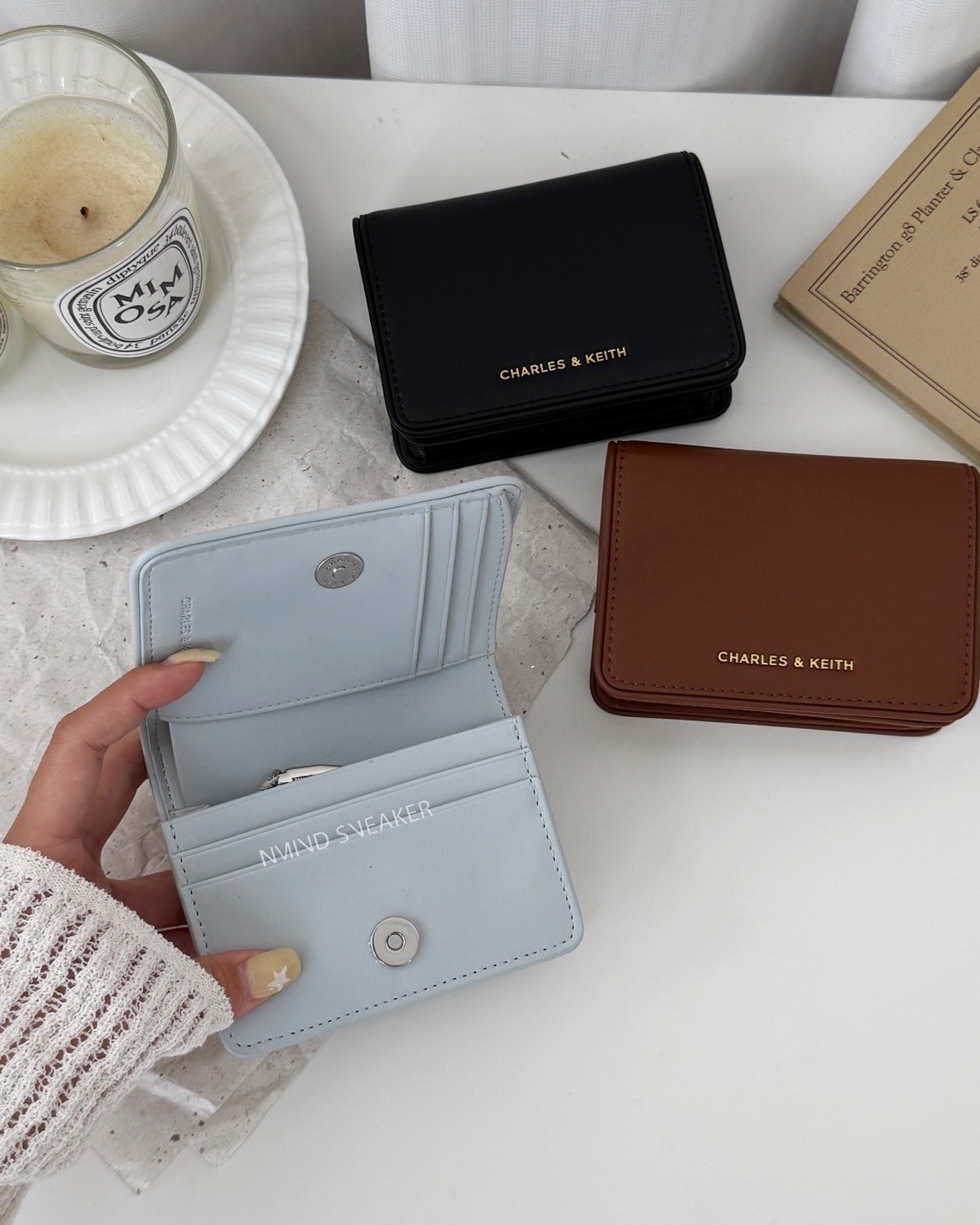 <快速出貨> CHARLES & KEITH 小CK Lyla 短夾 肩背包 3色