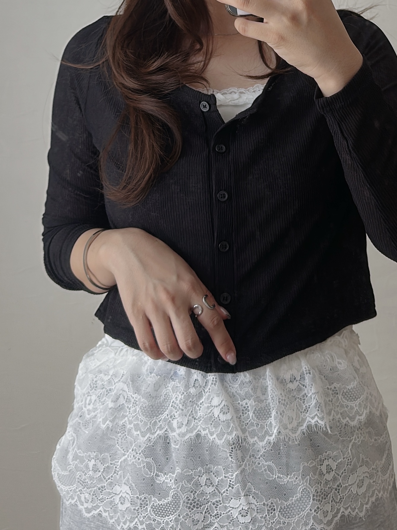 S925 round open ring