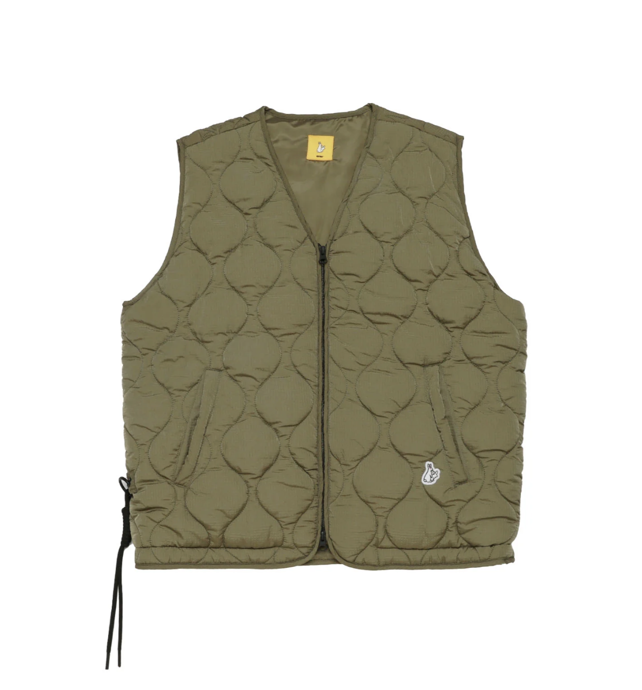 【#FR2】Ripstop Nylon Rabbits Quilting Padding Vest