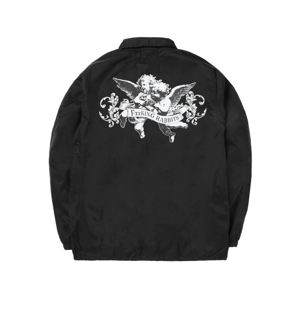【#FR2】 Angels with Rabbit Nylon Coach Jacket