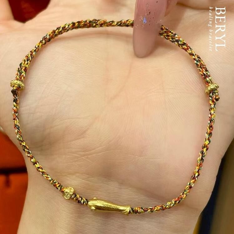 恭請西藏桑耶寺喇嘛加持－如魚得水・平安喜樂五色護佑手鍊