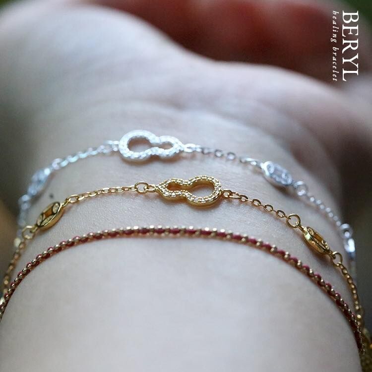 《隨身福祿，平安守護》葫蘆純銀手鍊