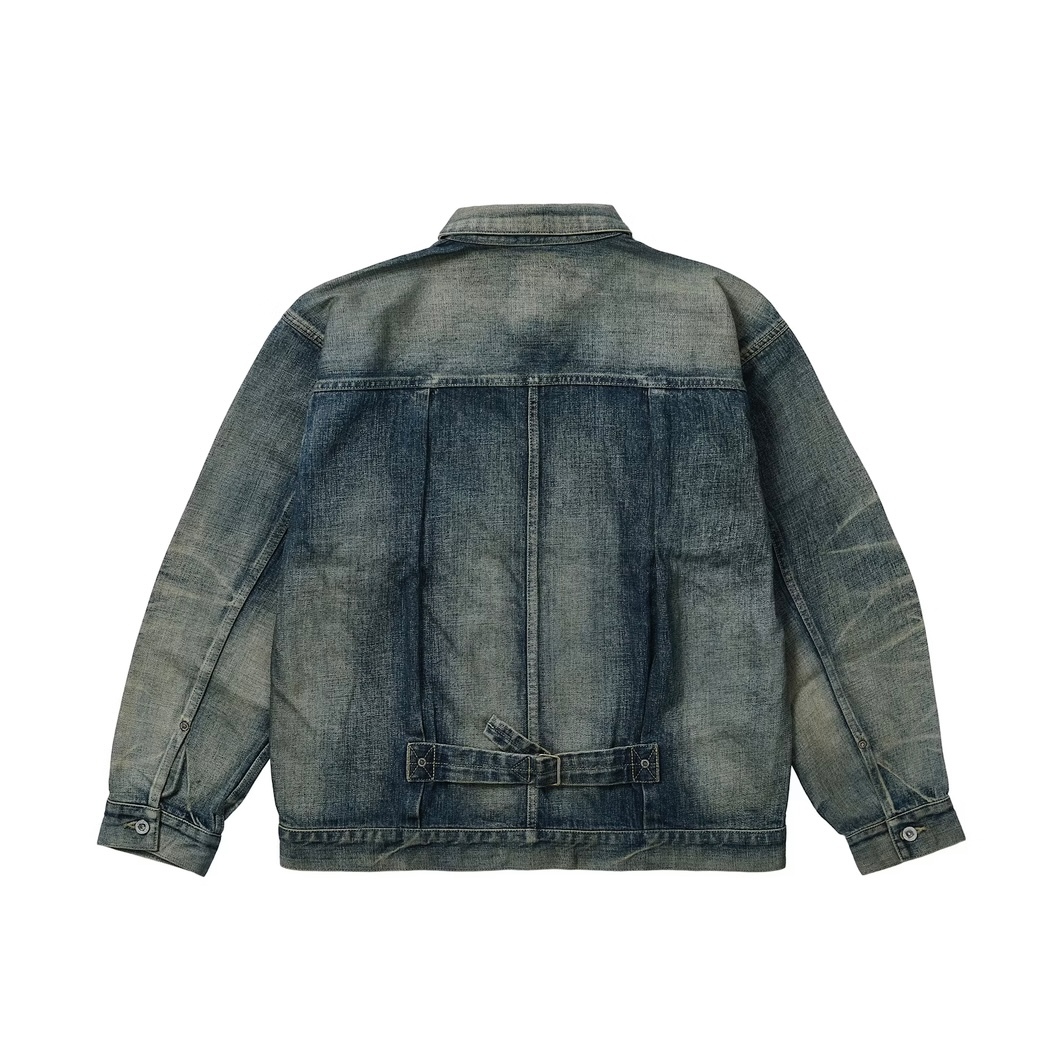 -(B6b)- PALACE X NEIGHBORHOOD SAVAGE DENIM JACKET 聯名 水洗 單寧 外套-251XB62N-JKM01S