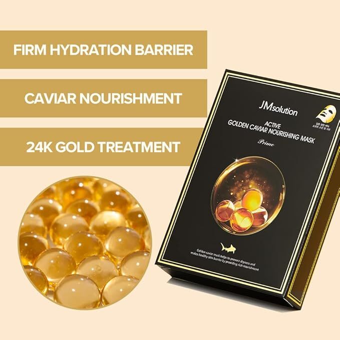 [S] BEAUTY ACTIVE GOLDEN CAVIAR NOURISHING MASK, JMMS-AG01/8809505547698 (SBU87)