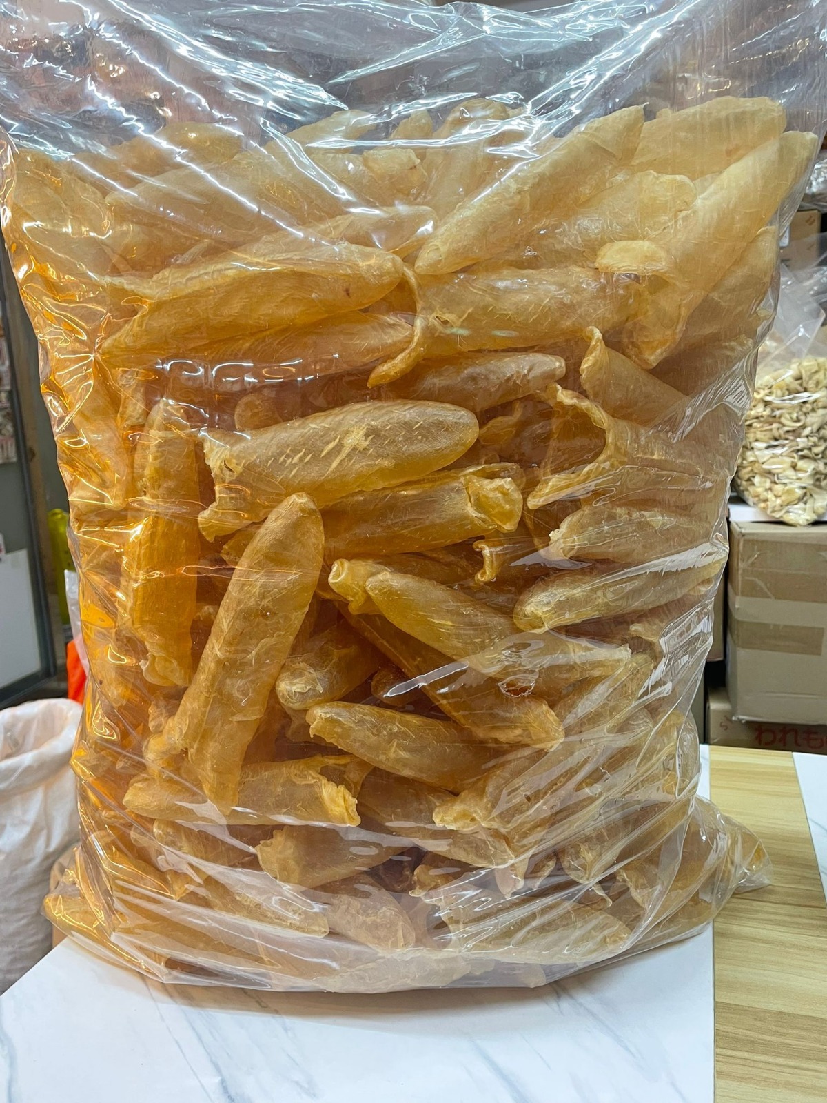 (4270) 20頭澳洲老身黃金花膠筒600g
