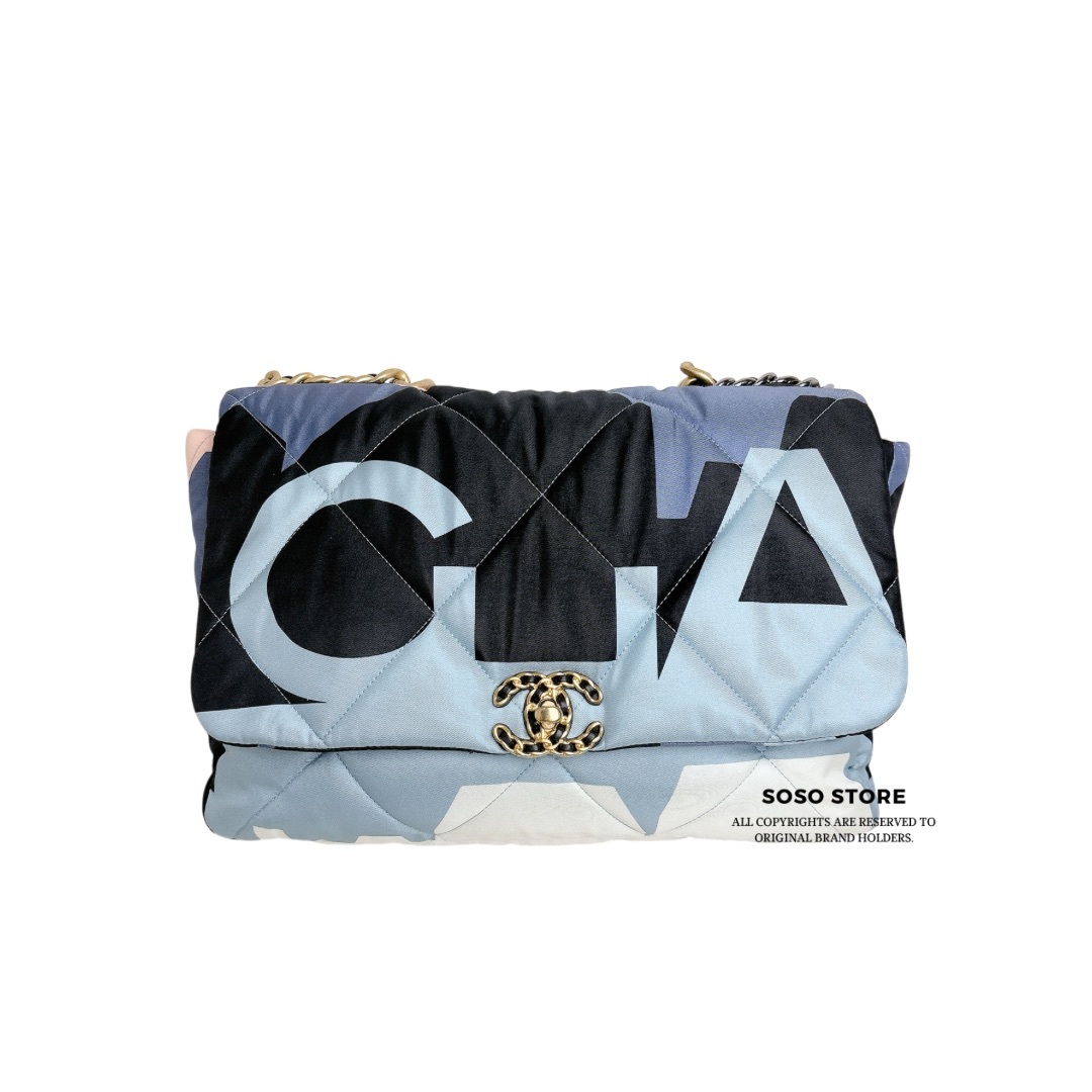 Chanel 19 Maxi Flap Bag - Multicolor / Shw&Ghw