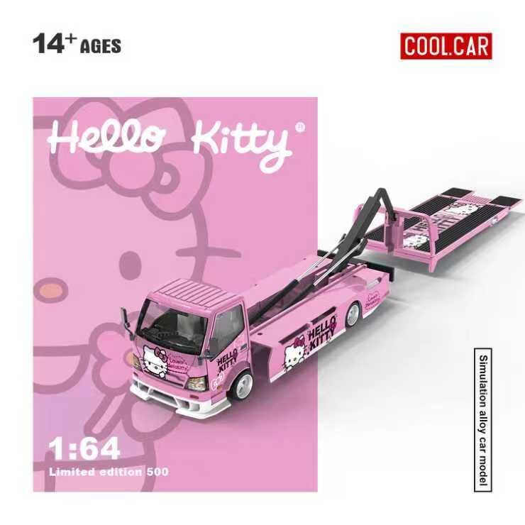 預訂:1/64 Cool Car Hino 300 Tow Truck Hello Kitty (CC647221 )