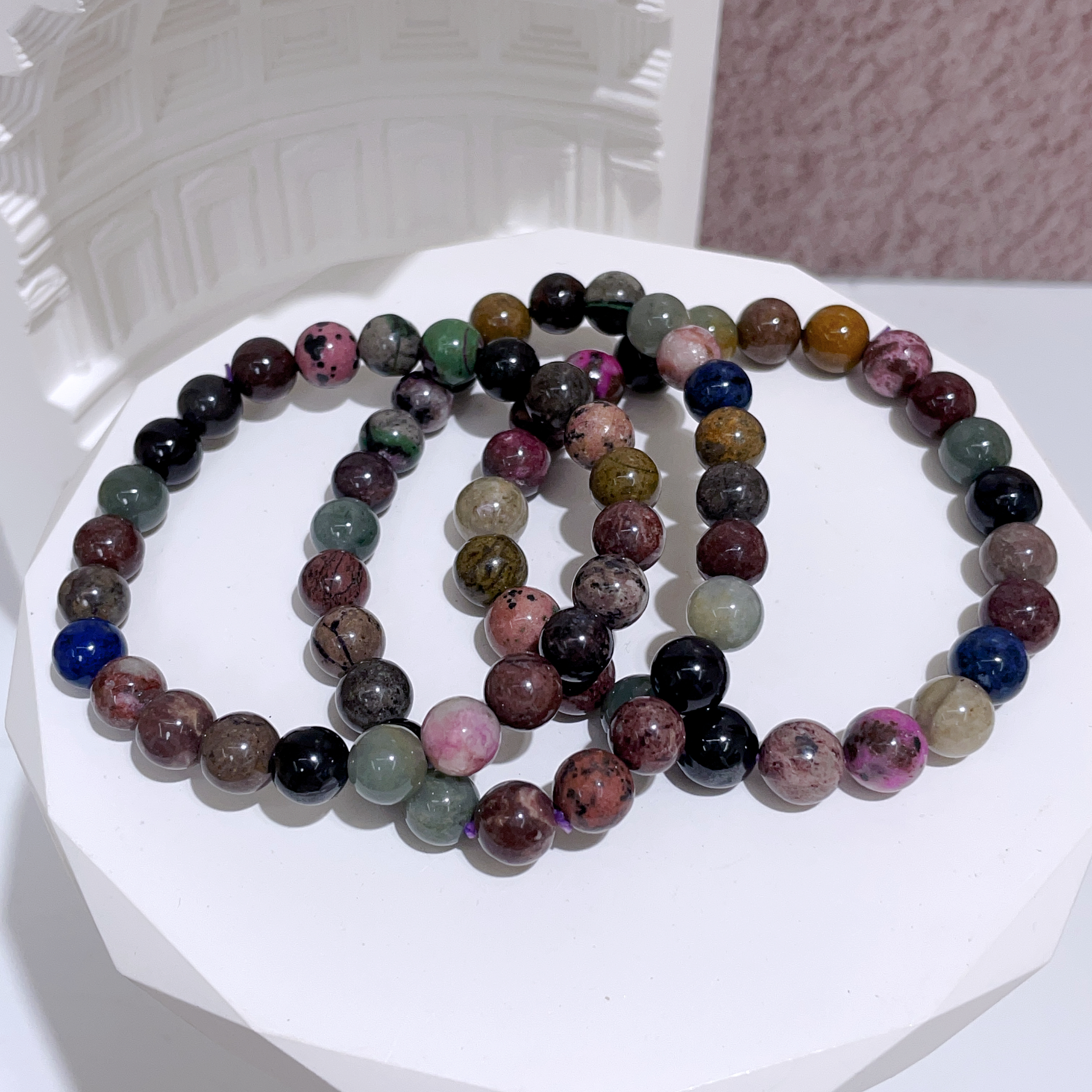 彩舒俱萊手串 7+mm