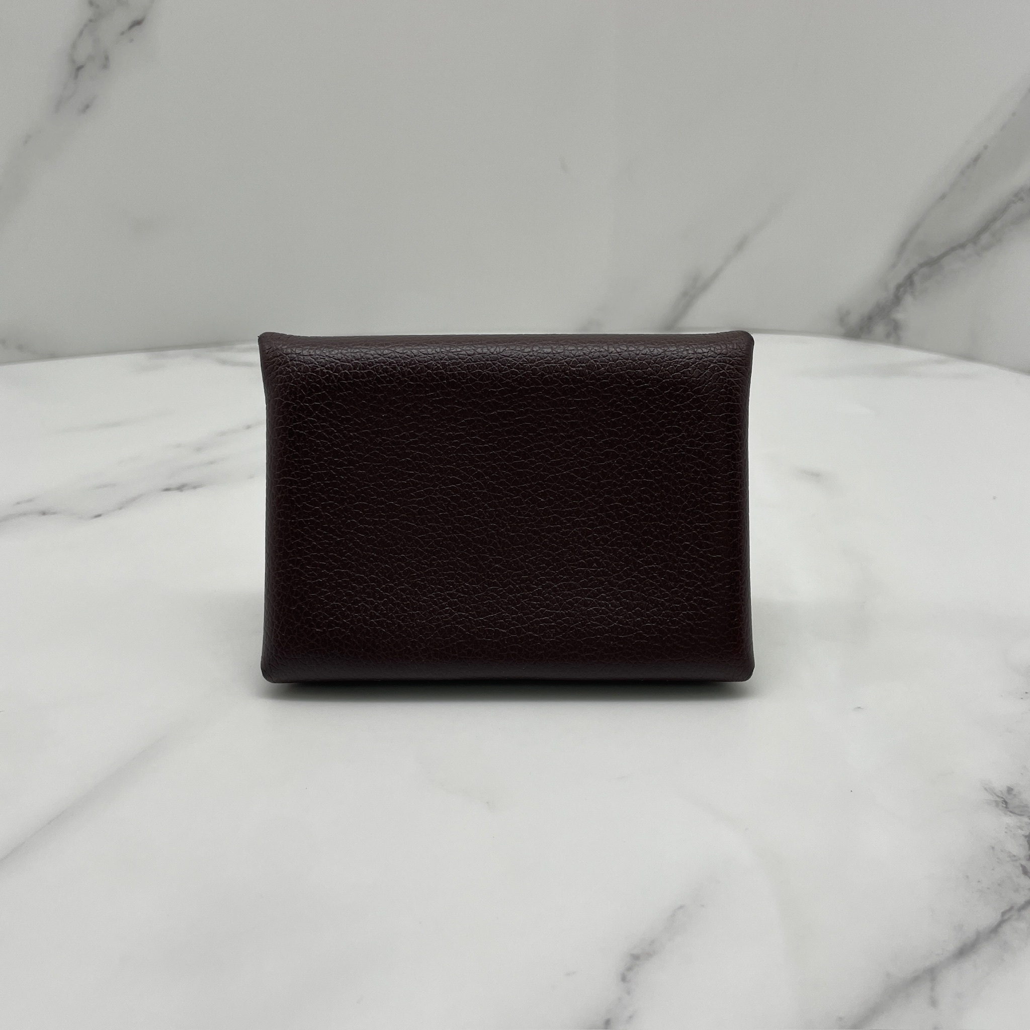 Hermes Calvi Duo Compact card holder（MOKA）