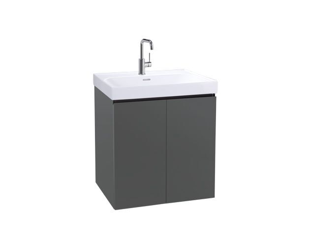 凱撒 簡約時尚 FFC 臉盆浴櫃組LF5356,EH05356CRP(右)/CLP(左)  純白-亮面