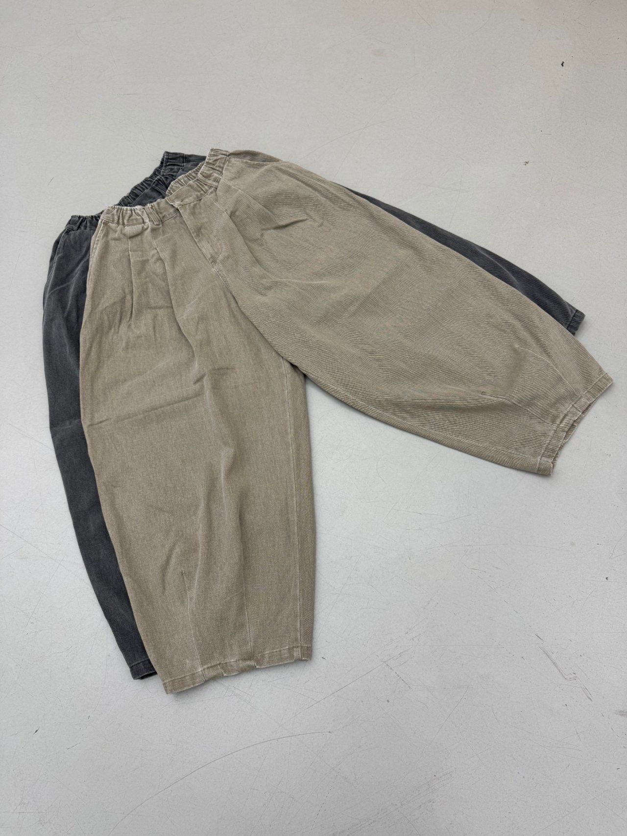 洗水淨色鬆身褲 FARMERS-096P