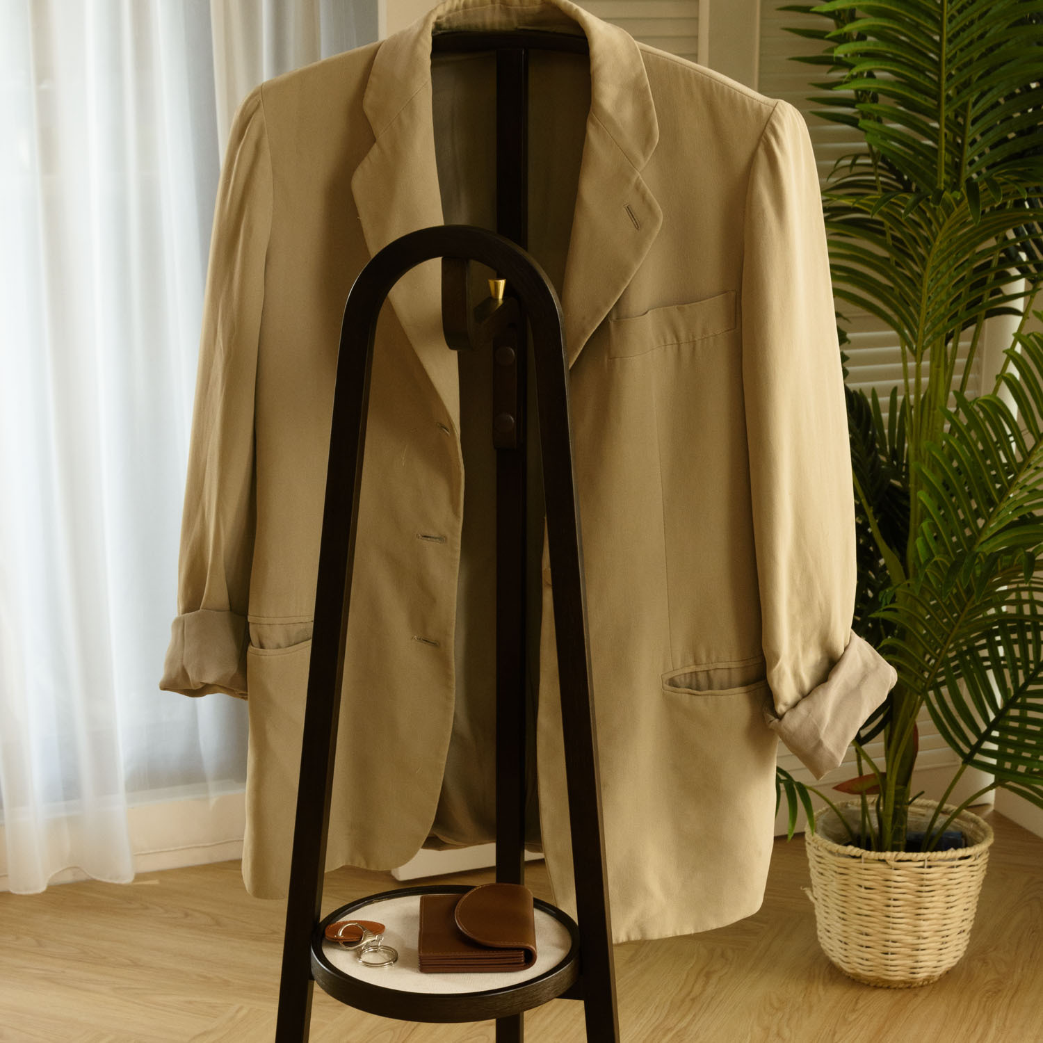 RICO 落地西裝衣帽架小盤