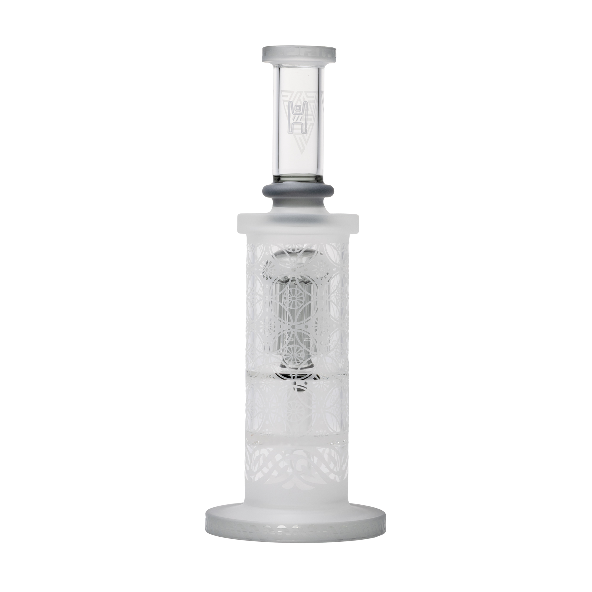 12" SACRED STRAIGHT SANDBLASTED WATERPIPE BY HUMAN GRADE