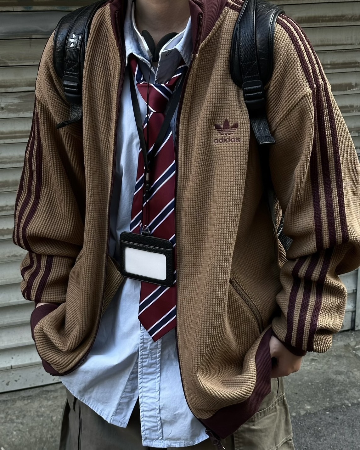 <秋冬新款>Adidas Originals Top KNIT SS25 TRACK 立領 針織 運動 華夫格 外套 3色