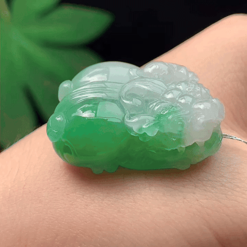 723316 翡翠飄綠貔貅