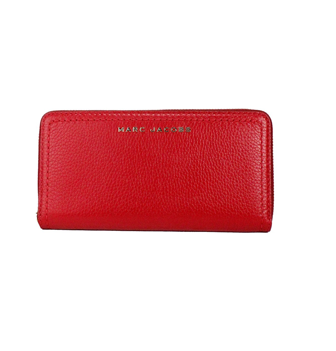 [S] MARC JACOBS S103L01PF21-607 PLAIN LONG WALLET,SAVVY RED, 191267953816 (SMJ232)