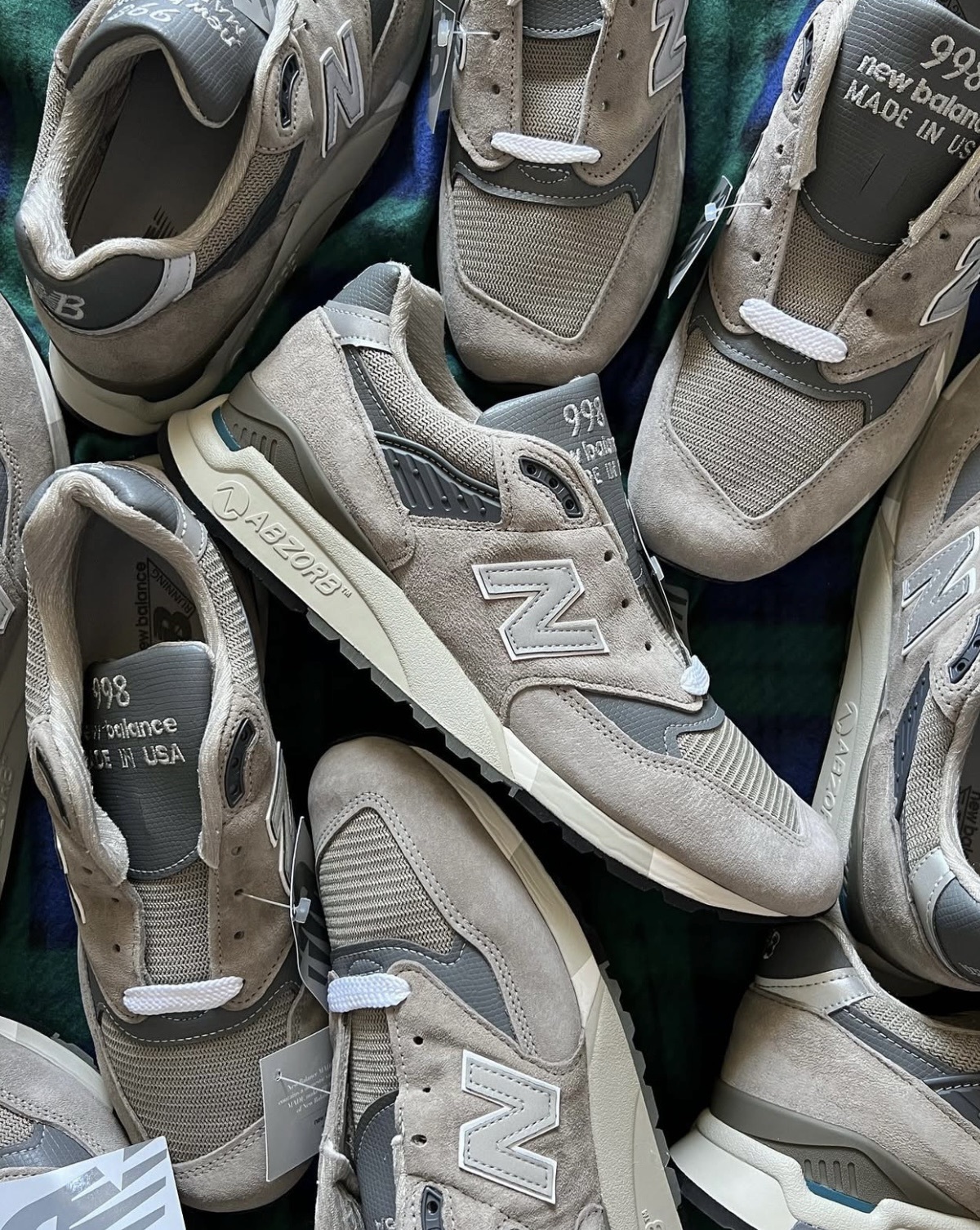 #現貨 NEW BALANCE 998 復古 休閒鞋 美製 灰 U998GR-D
