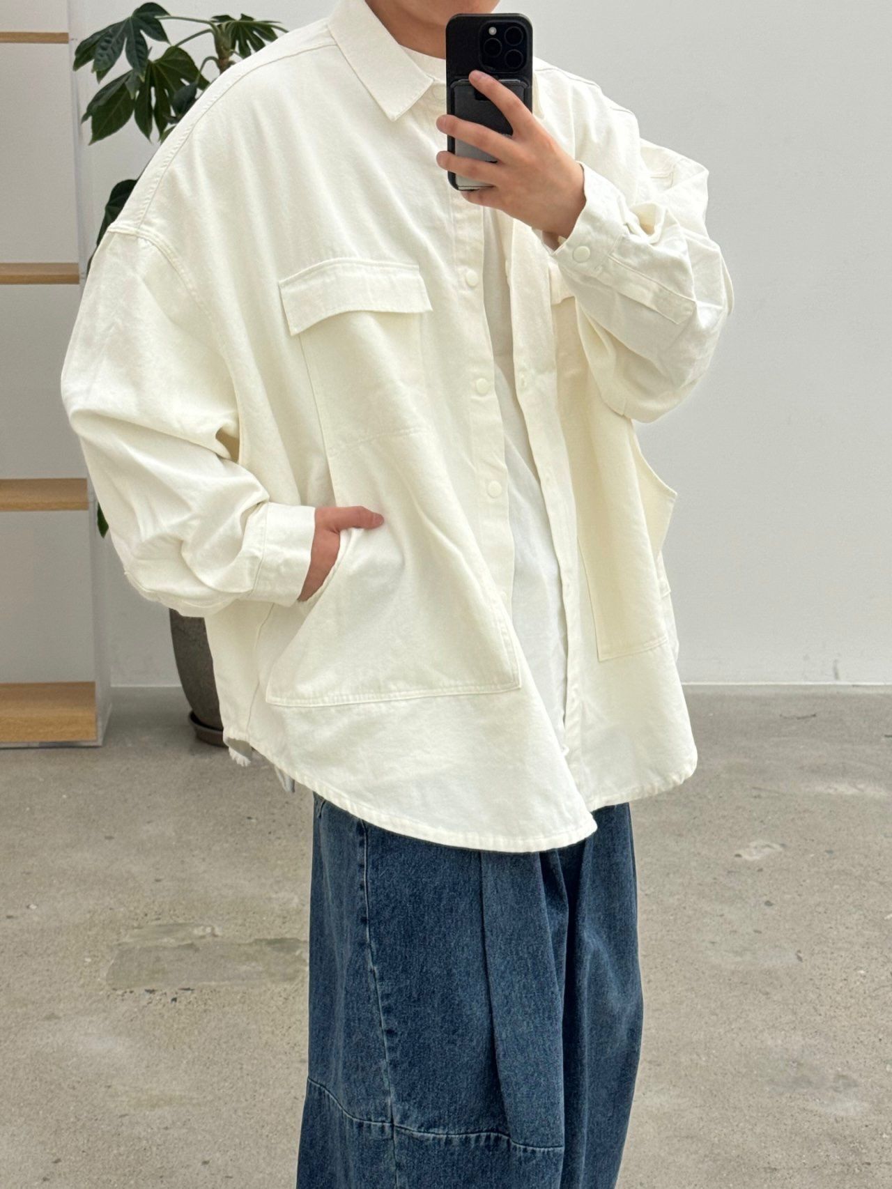 淨色長袖恤衫 FARMERS-093S