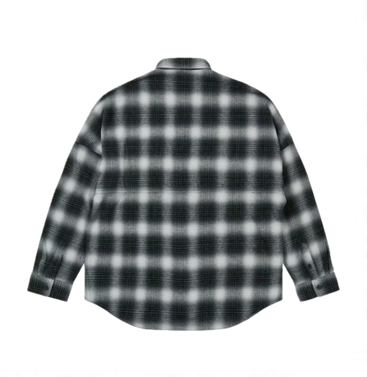 -(B08)- PALACE X NEIGHBORHOOD SHIRT 聯名 格紋 襯衫 灰色-P29HT020