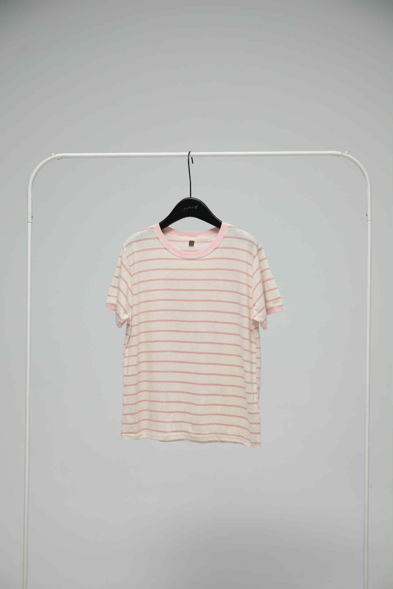 NY53 棉麻溫柔條紋T