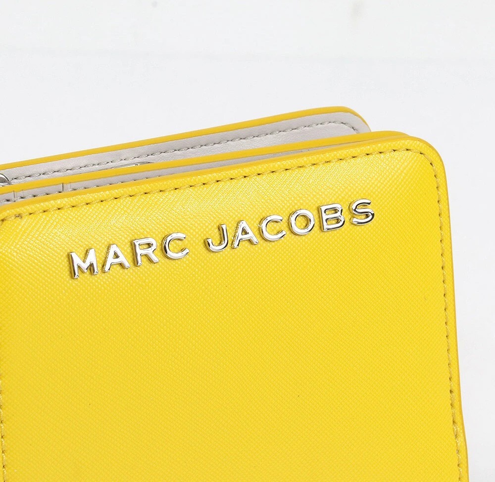 [S] MARC JACOBS 4S4SMP002S02-715 LOGO SMALL ZIP WALLET,SUN, 196611123877 (SMJ364)