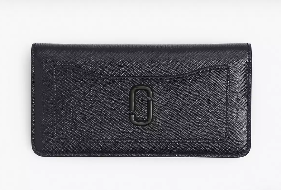 [S] MARC JACOBS BLACK 2R3SMP048S07-001 THE UTILITY SNAPSHOT LONG WALLET, 196611117913 (SMJ534)
