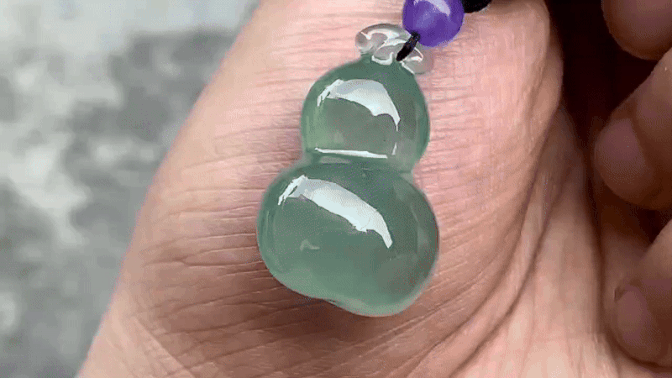 723344 翡翠高冰底色葫蘆