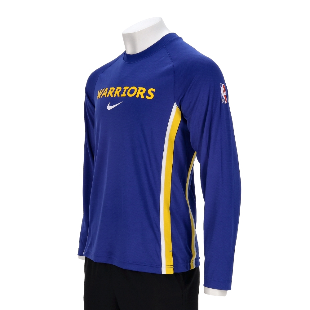 Nike As Gsw Mnk Df Ls Game Top 男款 藍色 NBA 勇士隊 長袖 HM6801-495