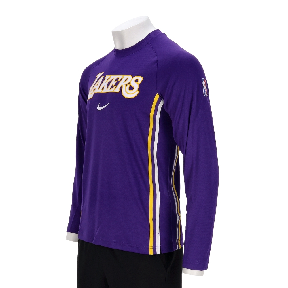 Nike As Lal Mnk Df Ls Game Top 男款 紫色 NBA 湖人隊 長袖 HM7019-504