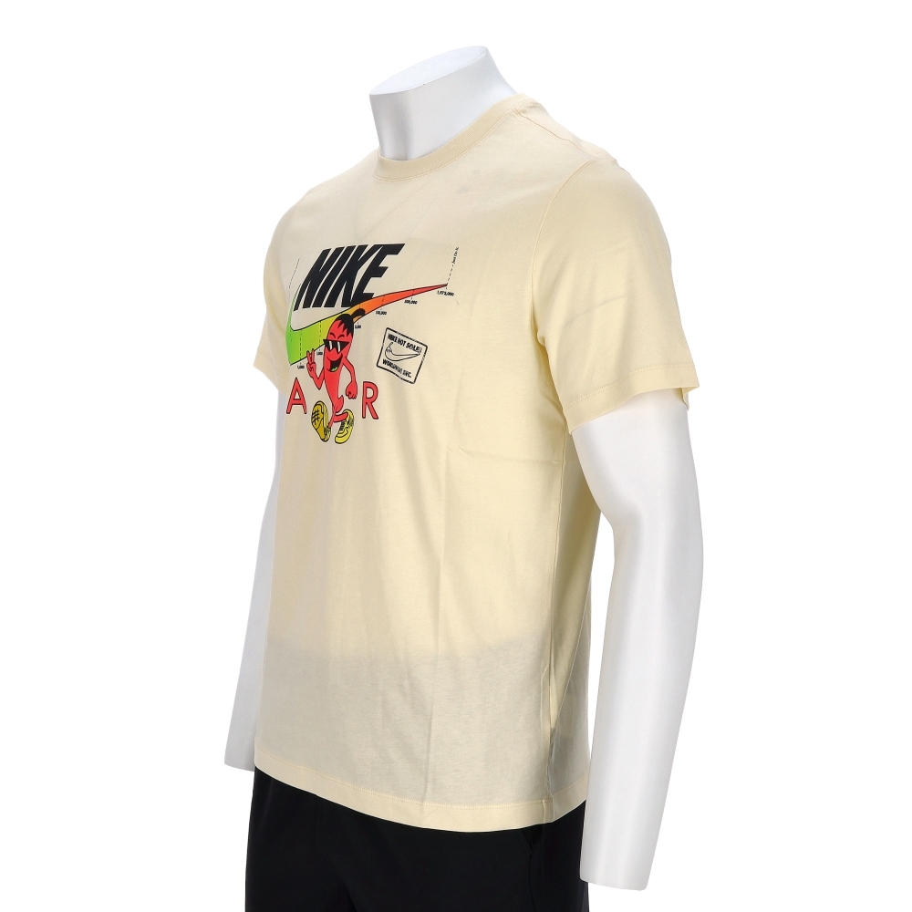 Nike As U Nsw Tee Oc Med Gfx Segb 男款 米黃色 中性 印花 短袖 HQ9259-114