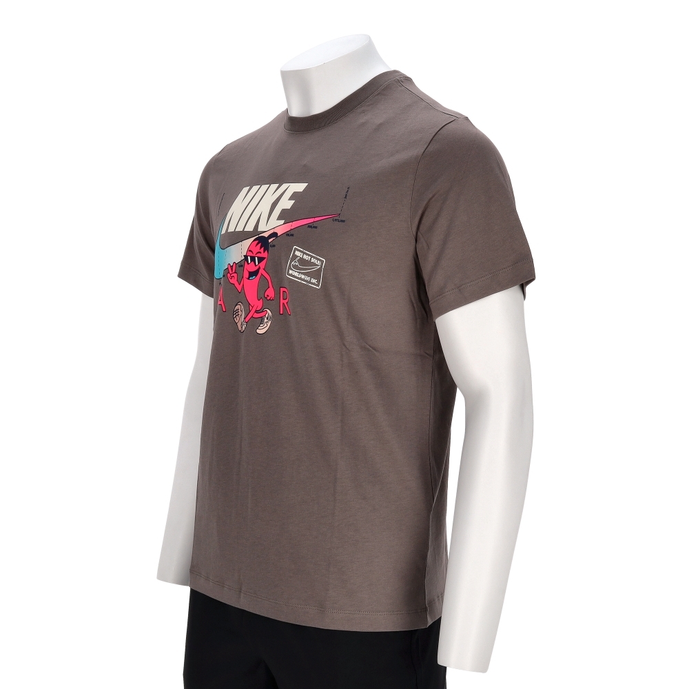 Nike As U Nsw Tee Oc Med Gfx Segb 男款 棕色 中性 印花 短袖 HQ9259-289