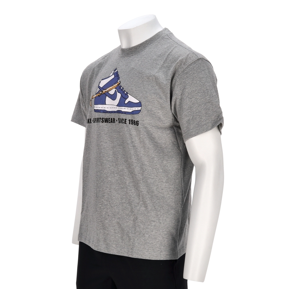 Nike As U Nsw Tee M90 Oc Vntg 男款 淺灰色 印花 休閒 短袖 HQ9274-063