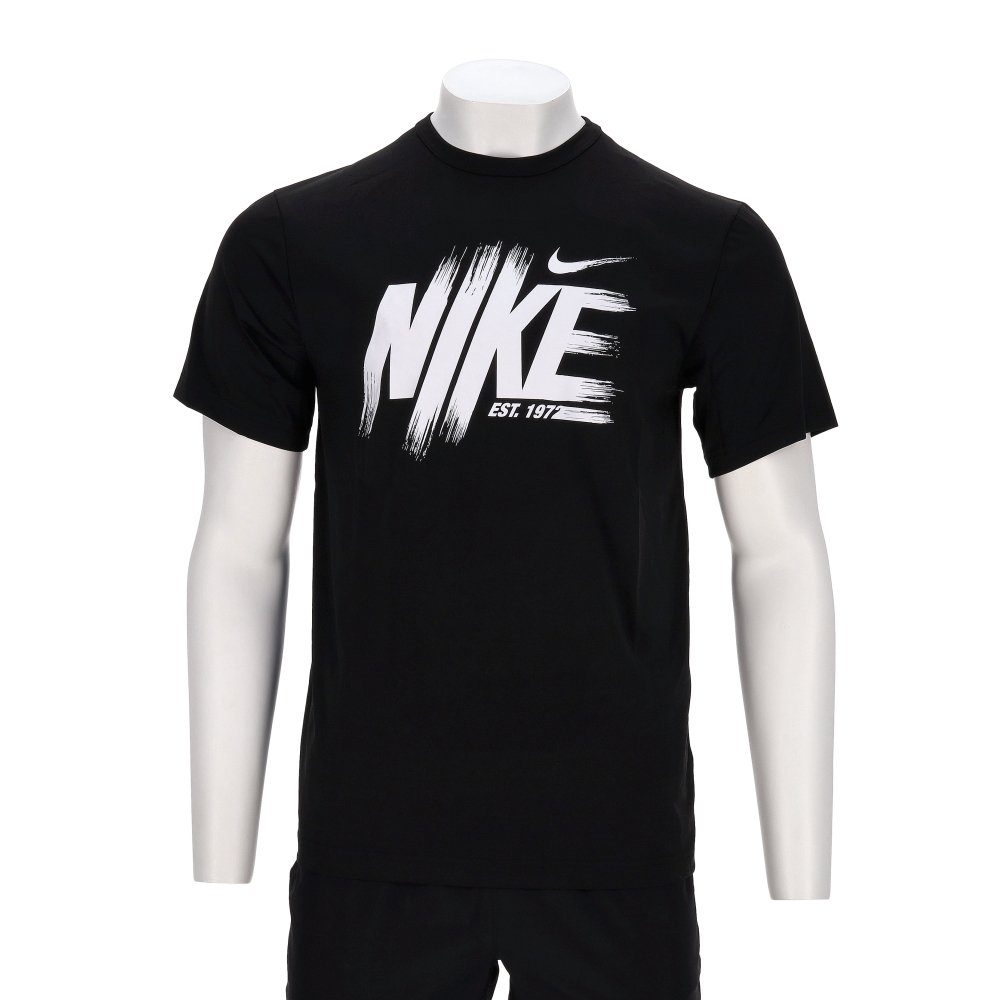 Nike As M Nk Df Uv Hyverse Ss Gfx 男款 黑色 Logo 短袖 HV0382-010