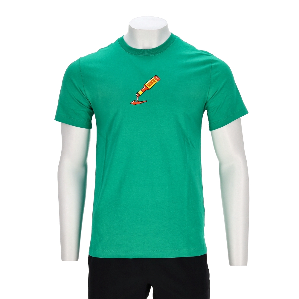 Nike As U Nsw Tee Bb Oc 2 男款 綠色 印花 棉質 T恤 短袖 IH5066-324