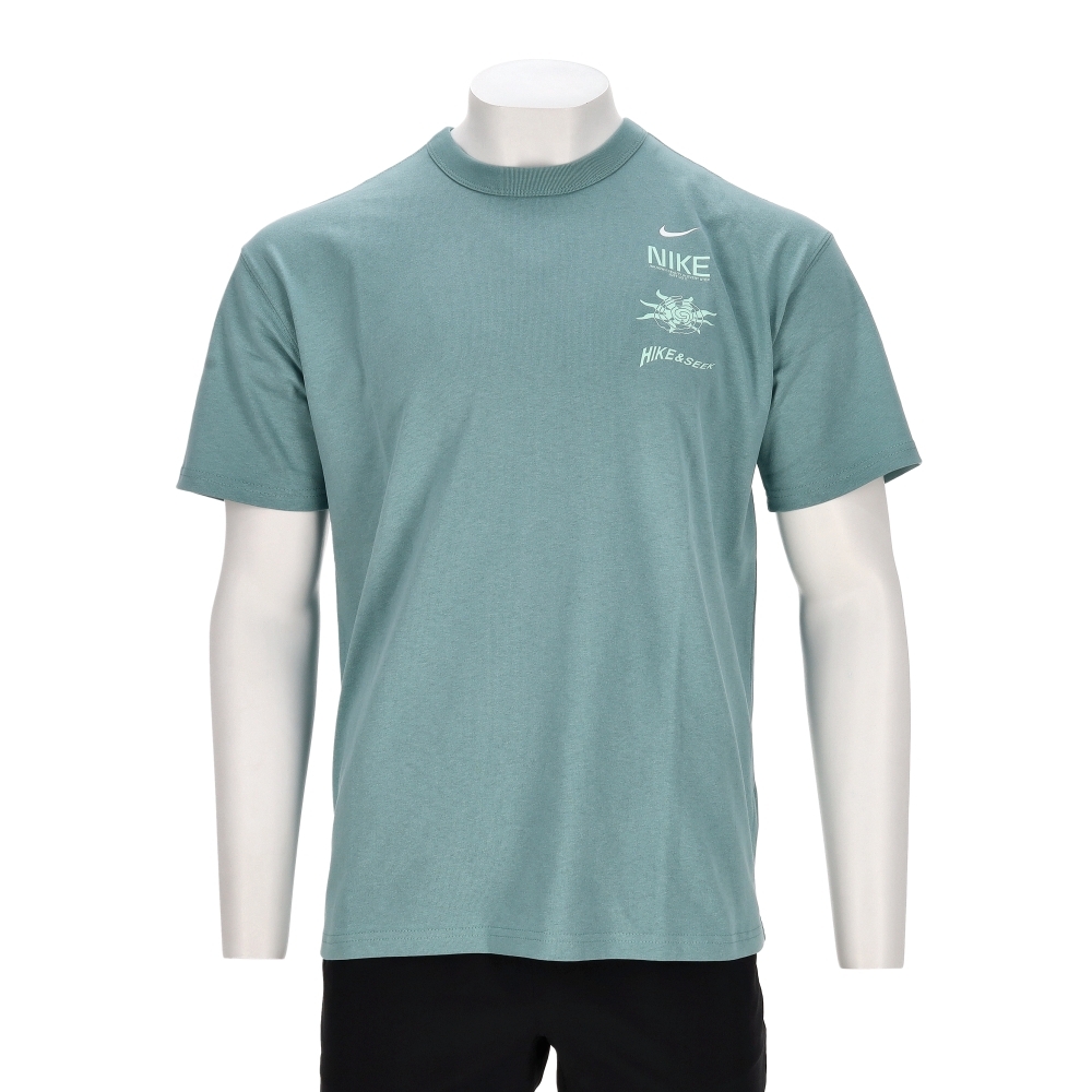 Nike As M Nsw Prem Ss Tee Gcel 男款 綠色 寬鬆 印花 短袖 IH8659-017