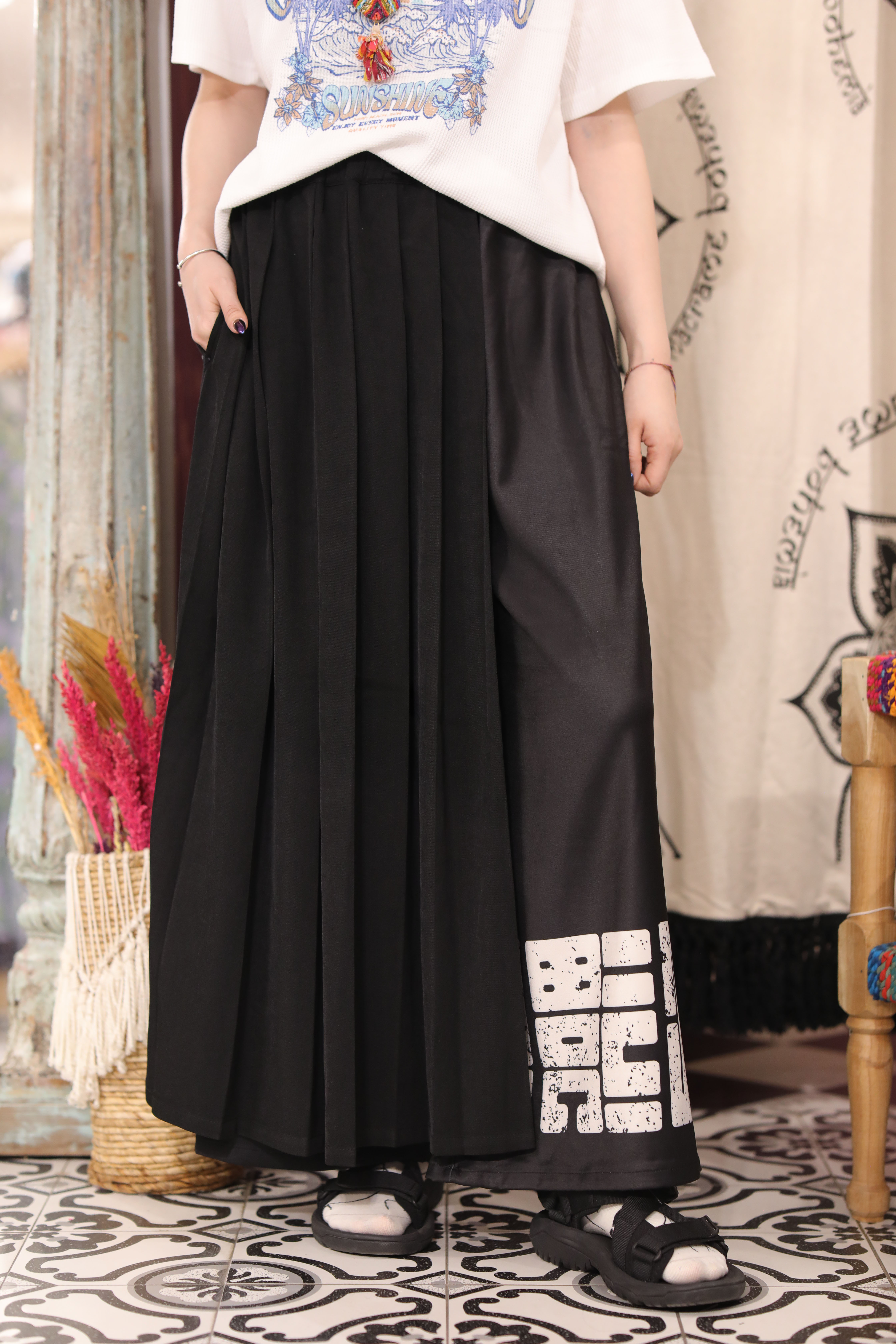 +Nippon DNA pants - 7cc-5304 - Black F8