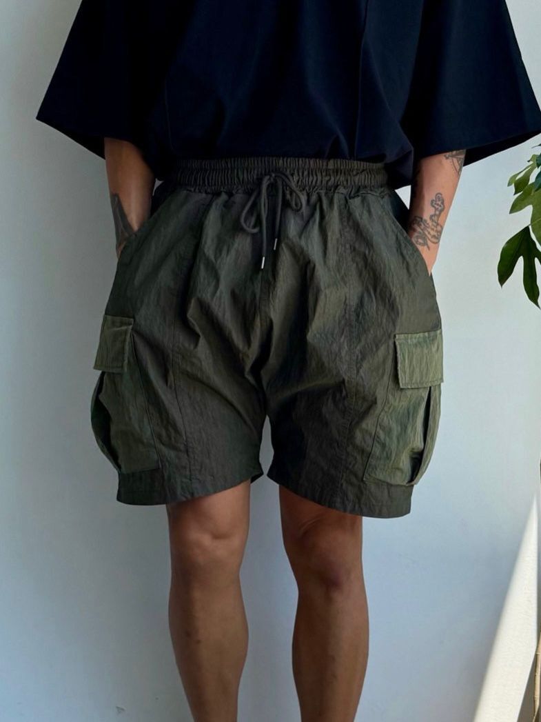 淨色工裝短褲 PEACOCK-149P